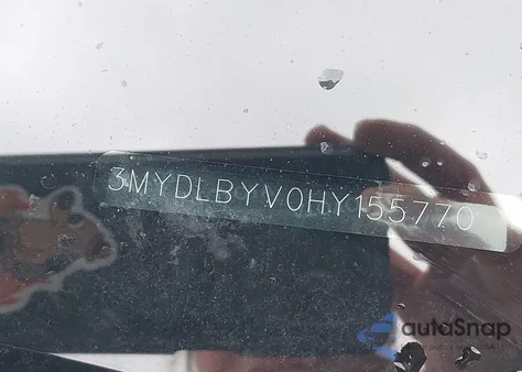 2017 Toyota Yaris Ia из США, поврежденный, VIN 3MYDLBYV0HY155770